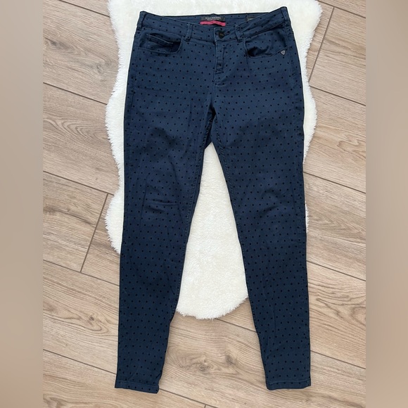 SCOTCH & SODA Midnight Blue Denim Pants Stars Size  29 - Picture 3 of 7